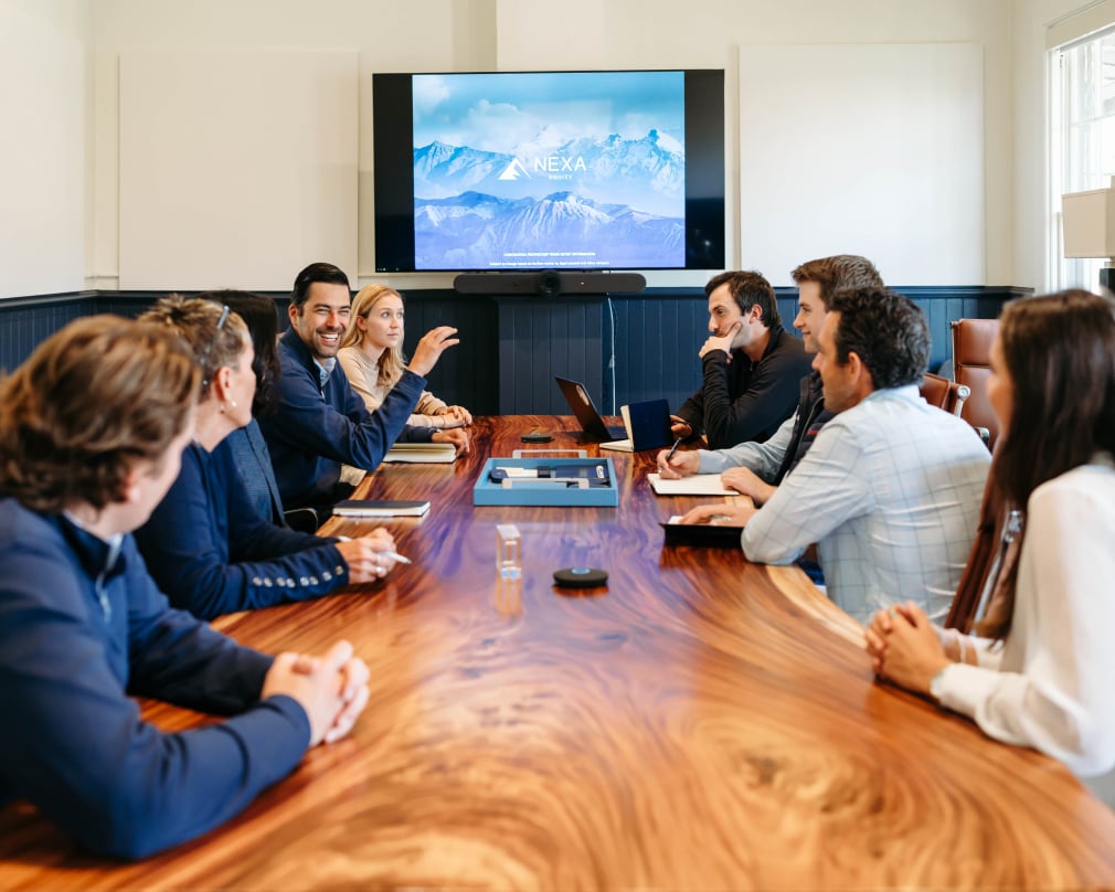 Business team having a meeting in conference room